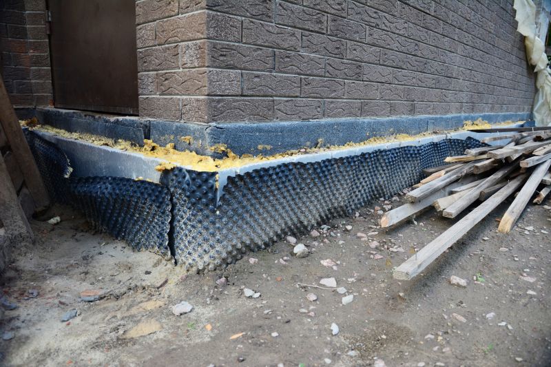 Foundation Wall Waterproofing Application